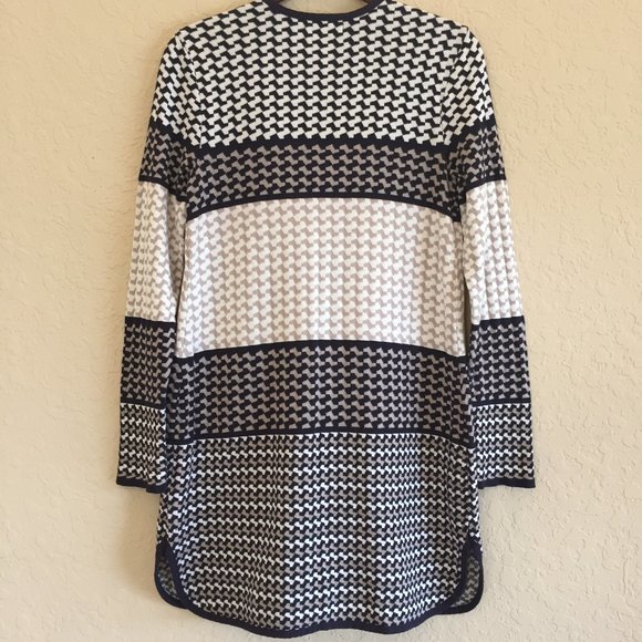 Charter Club Long Open Front Cardigan Sz XS - Picture 2 of 4